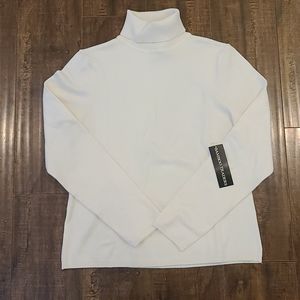 NWT Bamboo Traders- Cream Turtleneck
